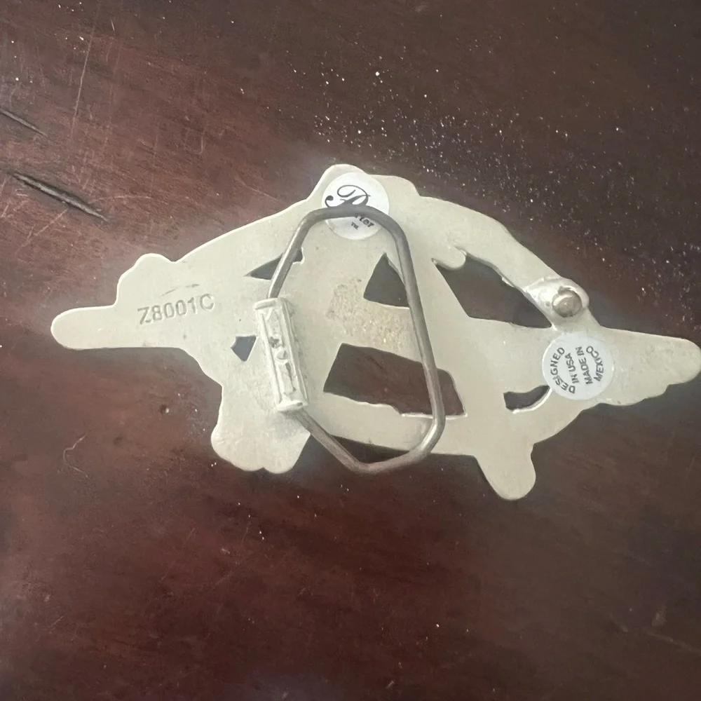 Anarchy Symbol Vintage Pewter Belt Buckle